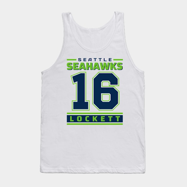 Seattle Seahawks Tyler Lockett 16 Edition 1 Tank Top by ENTIN 